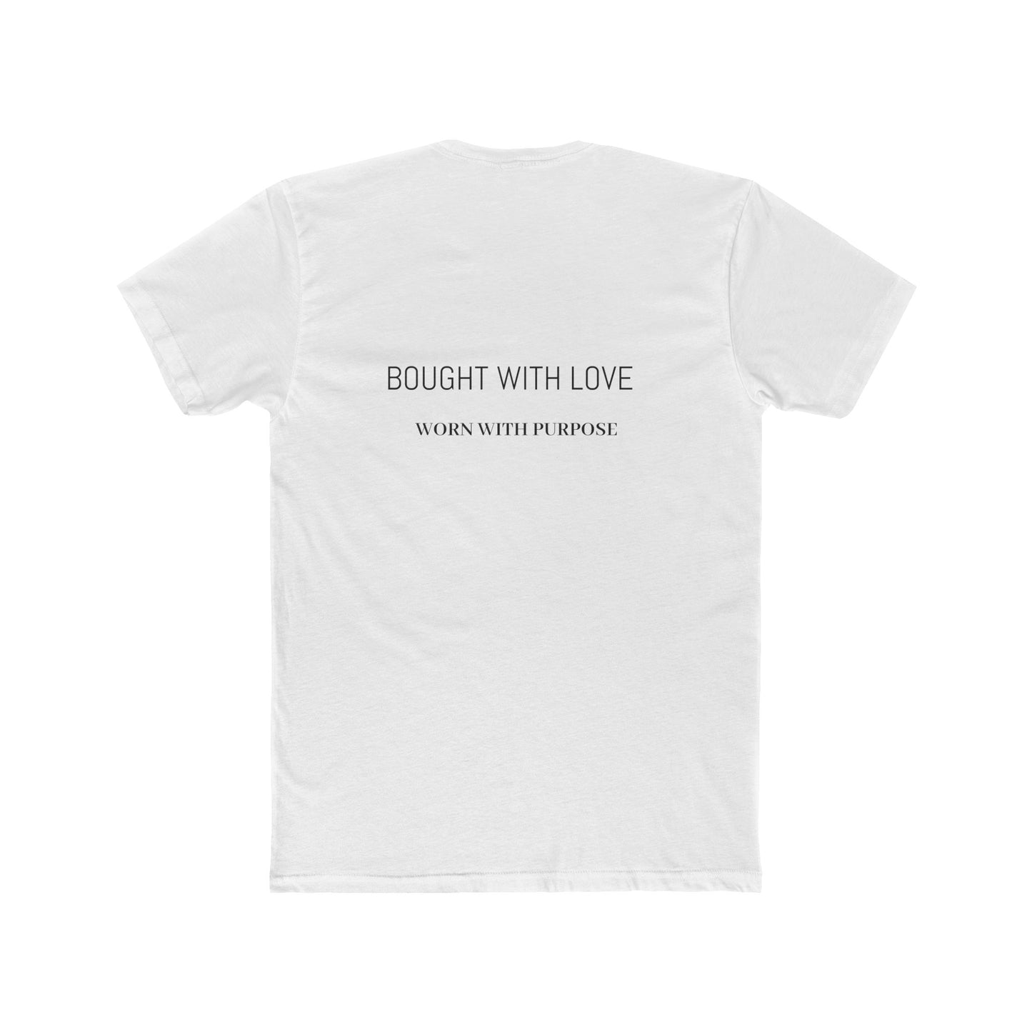 Purpose-Driven Unisex Cotton Crew Tee, Motivational Shirt, Gift for Her, Gift for Him, Inspirational Apparel, Everyday Wear